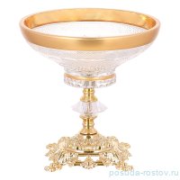 Ваза для конфет 15,5 см н/н металл &quot;Мозер /60550&quot; / 365131