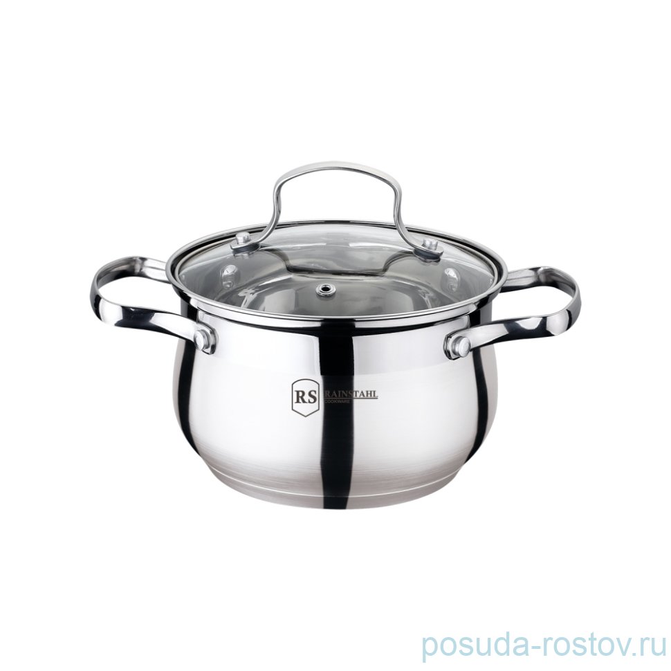 Кастрюля 18 см с крышкой 2,9 л "Rainstanl" / 139014