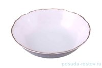 Салатник 23 см &quot;Офелия /Золотая отводка&quot; / 056023