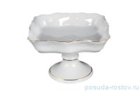Салатник 26 см квадратный н/н &quot;Корона /Отводка золото&quot; / 095760