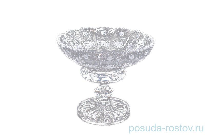 Вазочка 15 см н/н "Хрусталь резной" / 037739