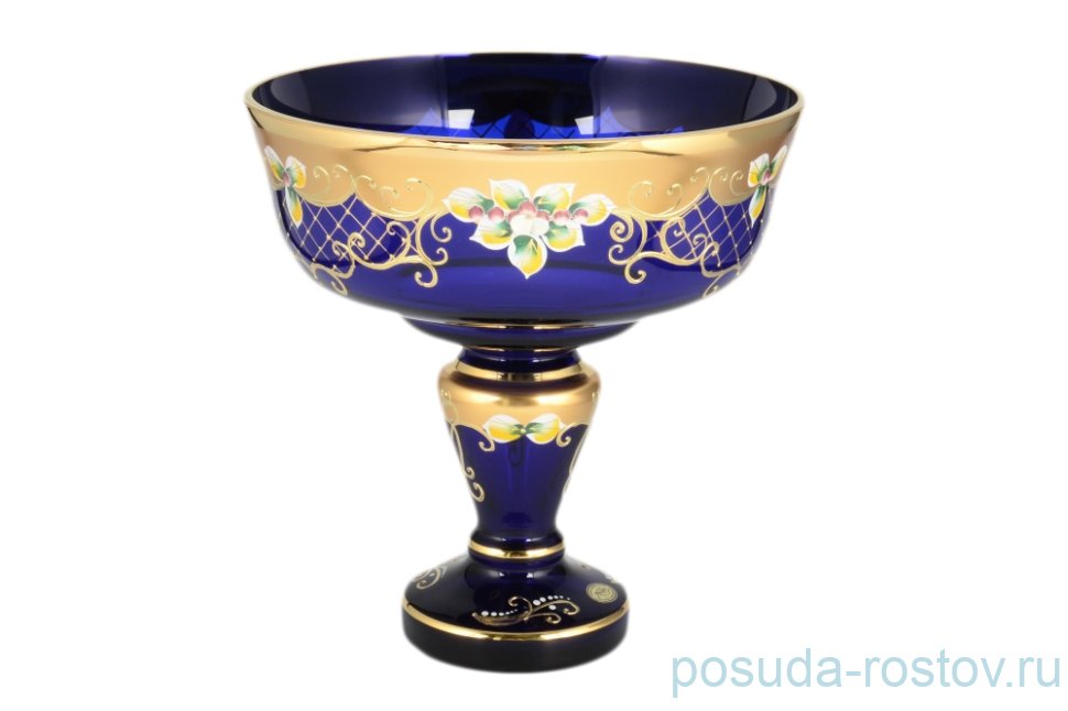 Фруктовница 26 см н/н "Лепка синяя" И-В / 099963