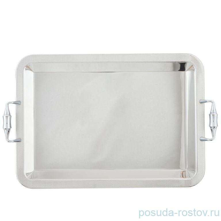 Поднос 49 х 35 см прямоугольный с ручками "Venice Inox" / 339790