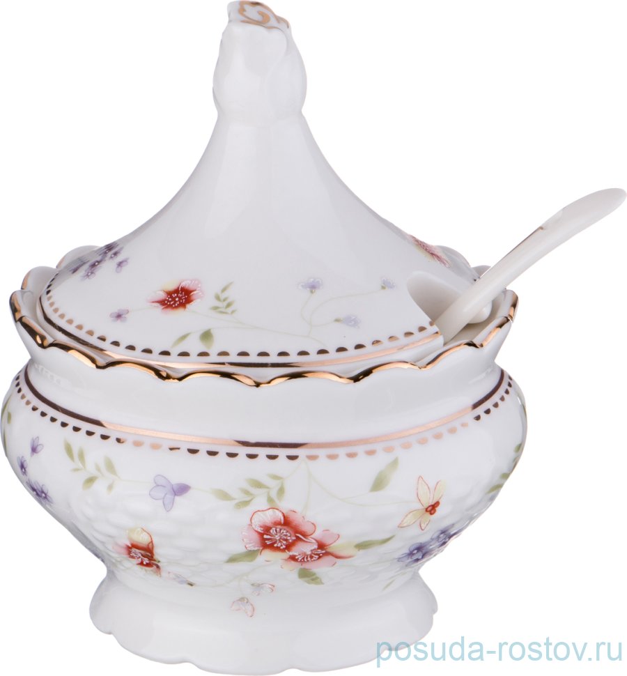 Сахарница 290 мл с ложкой "Пасадена" / 192069