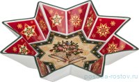 Салатник 32 см Звезда &quot;Christmas Collection /Колокольчики&quot; / 192327