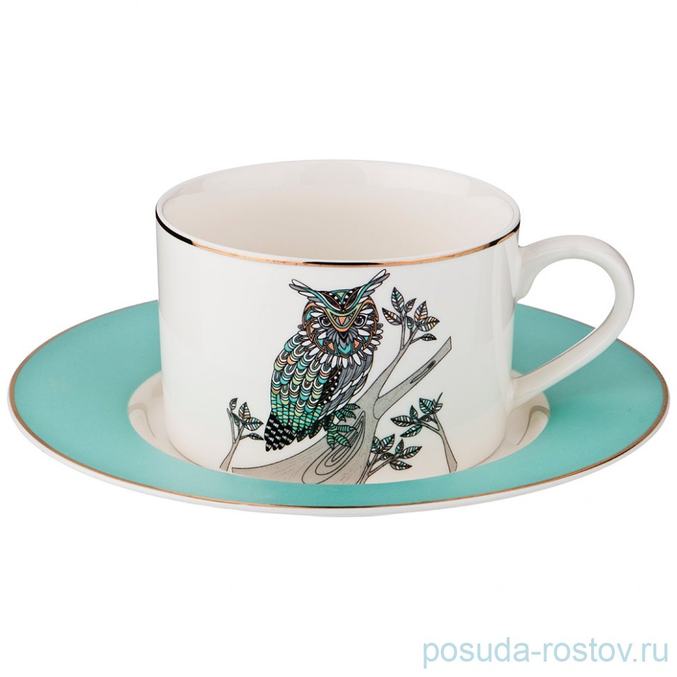 Чайная пара 220 мл 1 шт "Сова" / 200241 Чайная пара 220 мл 1 шт "Сова" / 200241