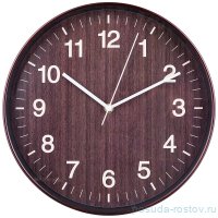 Часы настенные 30 см кварцевые &quot;венге&quot; / 187951