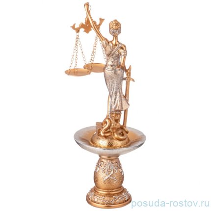 Фигурка декоративная фемида 11,4х11,1х31,4 см / 345680