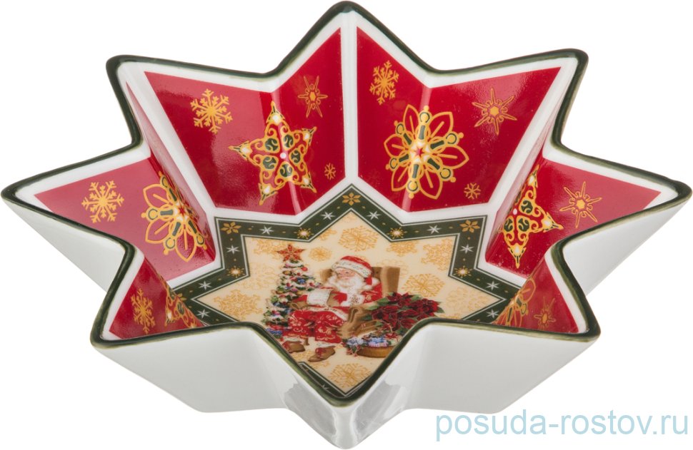 Салатник 25,5 см Звезда "Christmas Collection /Санта-Клаус" / 192328