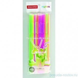 Трубочки с удлиненным сгибом 40 шт &quot;Tescoma /myDRINK&quot; / 142449