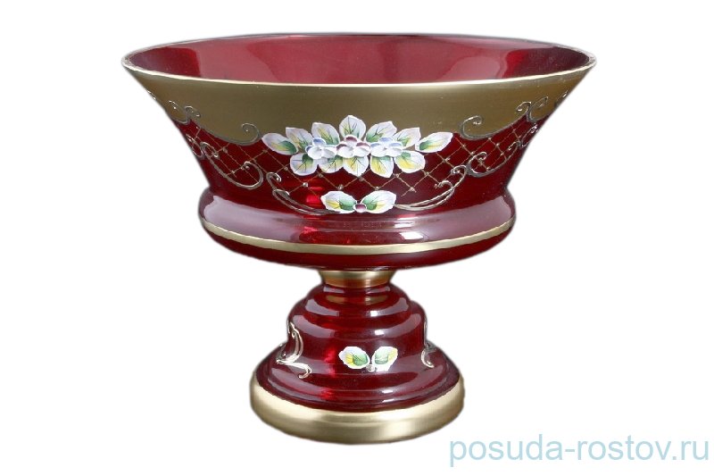 Фруктовница 25 см н/н "Лепка красная /5365" / 094451
