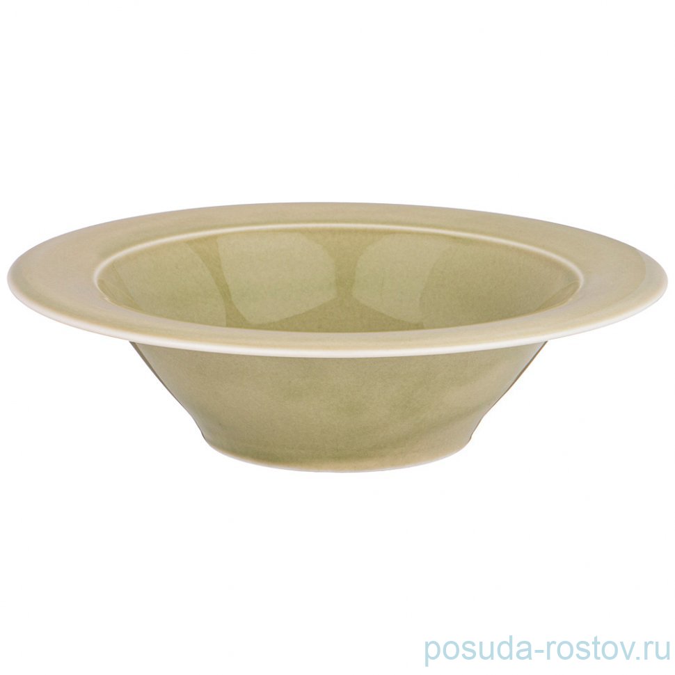 Тарелка 22 см глубокая "tint /фисташковый" (3шт.) / 263892