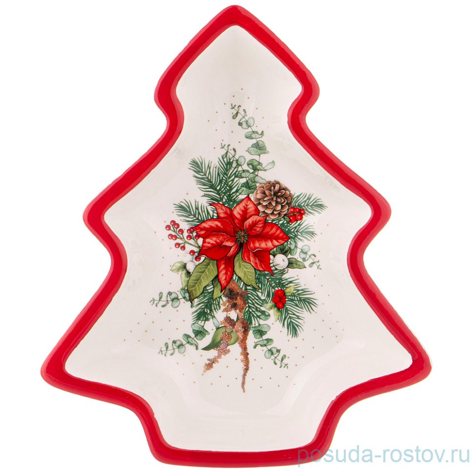 Салатник 23 х 19,5 х 5 см Ёлка "Celebration" / 267256