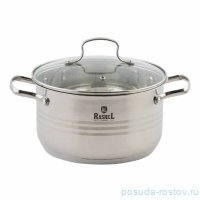 Кастрюля 18 см со стеклянной крышкой 2,6 л / 350588