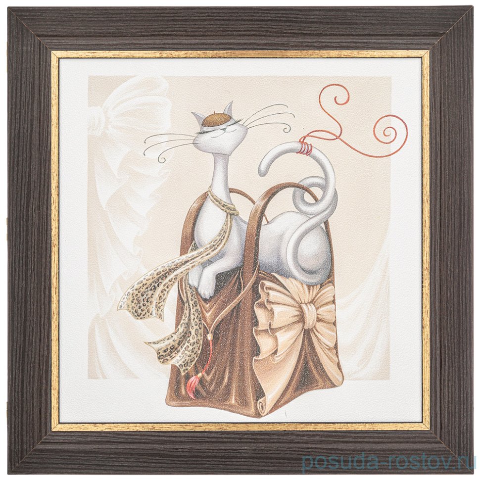 Ключница 30 х 30 см "Кошка" / 271574