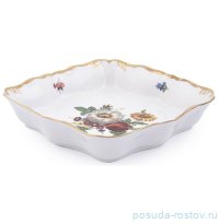 Салатник 23 см квадратный &quot;Корона /Мейсенский букет&quot; / 264337
