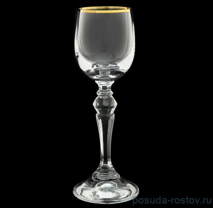 Бокалы для красного вина 200 мл 6 шт &quot;Ларго /Золотая отводка&quot; / 018500