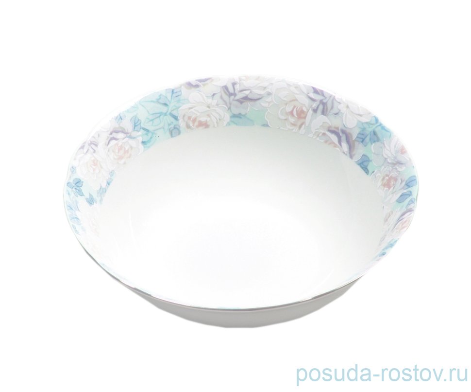 Салатник 23 см "Роза /Голубая роза /платина" / 232350