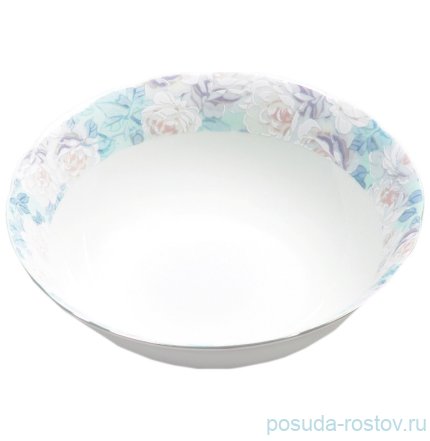 Салатник 23 см &quot;Роза /Голубая роза /платина&quot; / 232350