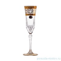 Бокалы для шампанского 180 мл 6 шт &quot;Адажио /Аллегро /золото&quot; / 068837