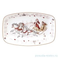Блюдо 25 х 16 х 3 см прямоугольное &quot;Морозко&quot; / 361461