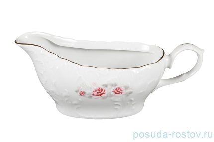 Соусник 500 мл &quot;Рококо /577 /Серая роза /золото&quot; / 127655
