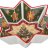 Салатник 25,5 х 4 см звезда &quot;christmas collection /ёлка&quot; / 192330