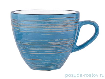 Чайная чашка 190 мл голубая &quot;Spiral&quot; / 261670