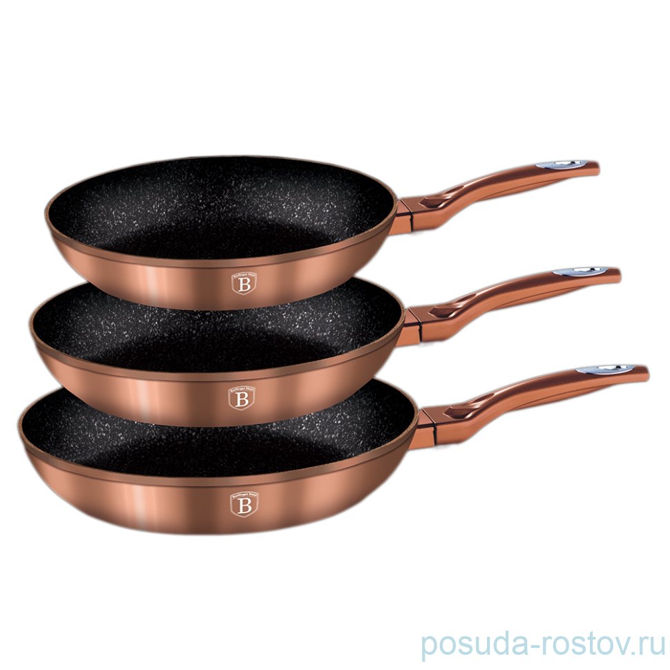 Набор сковород 3 предмета "Copper Metallic Line" / 114609