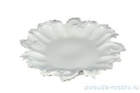 Блюдо 35 см фигурное круглое &quot;Корона /Отводка золото&quot; / 095749