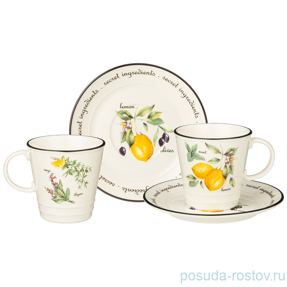 Чайная пара 300 мл 1 шт "Секретные ингредиенты" / 268358