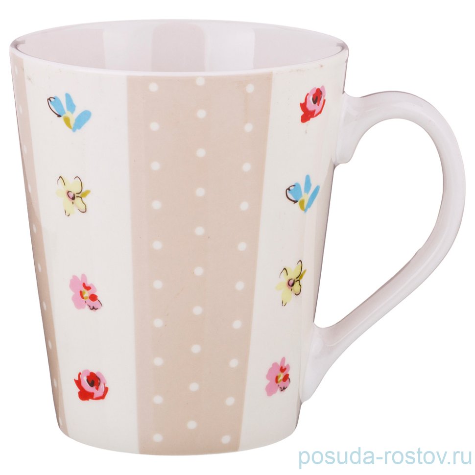 Кружка 350 мл "Цветы" / 192167