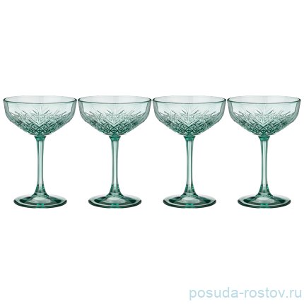 Креманки/мартинки 255 мл 4 шт &quot;Timeless /Изумруд&quot; / 211167