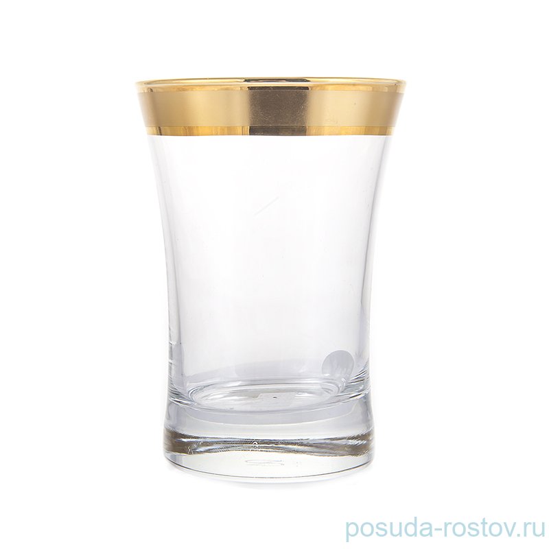 Стаканы для воды 6 шт "Матовая полоса /золото /420055" / 147407