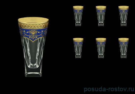 Стаканы для воды 400 мл 6 шт &quot;Astra Gold /Синяя&quot; / 107144