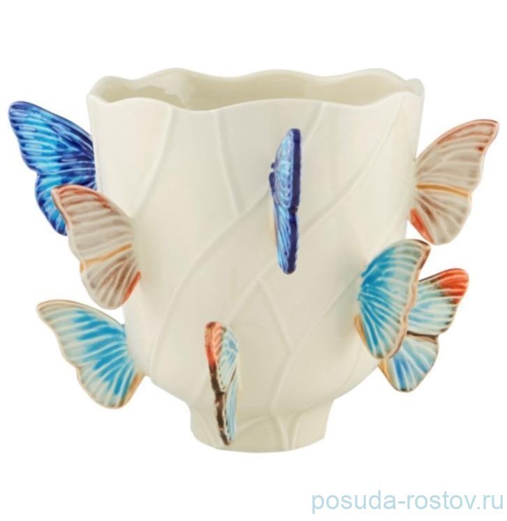 Ваза для цветов 24 см "Облачные бабочки" / 366527 Ваза для цветов 24 см "Облачные бабочки" / 366527