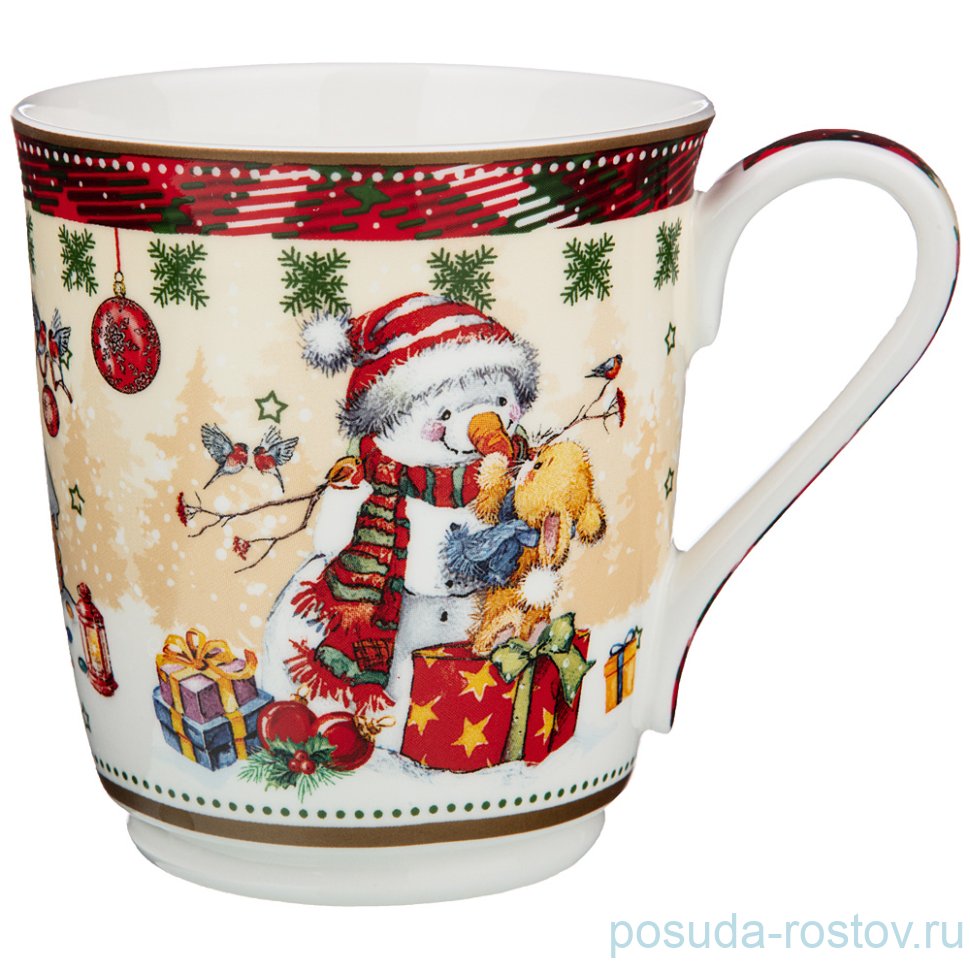 Кружка 340 мл "Снеговик" / 225233