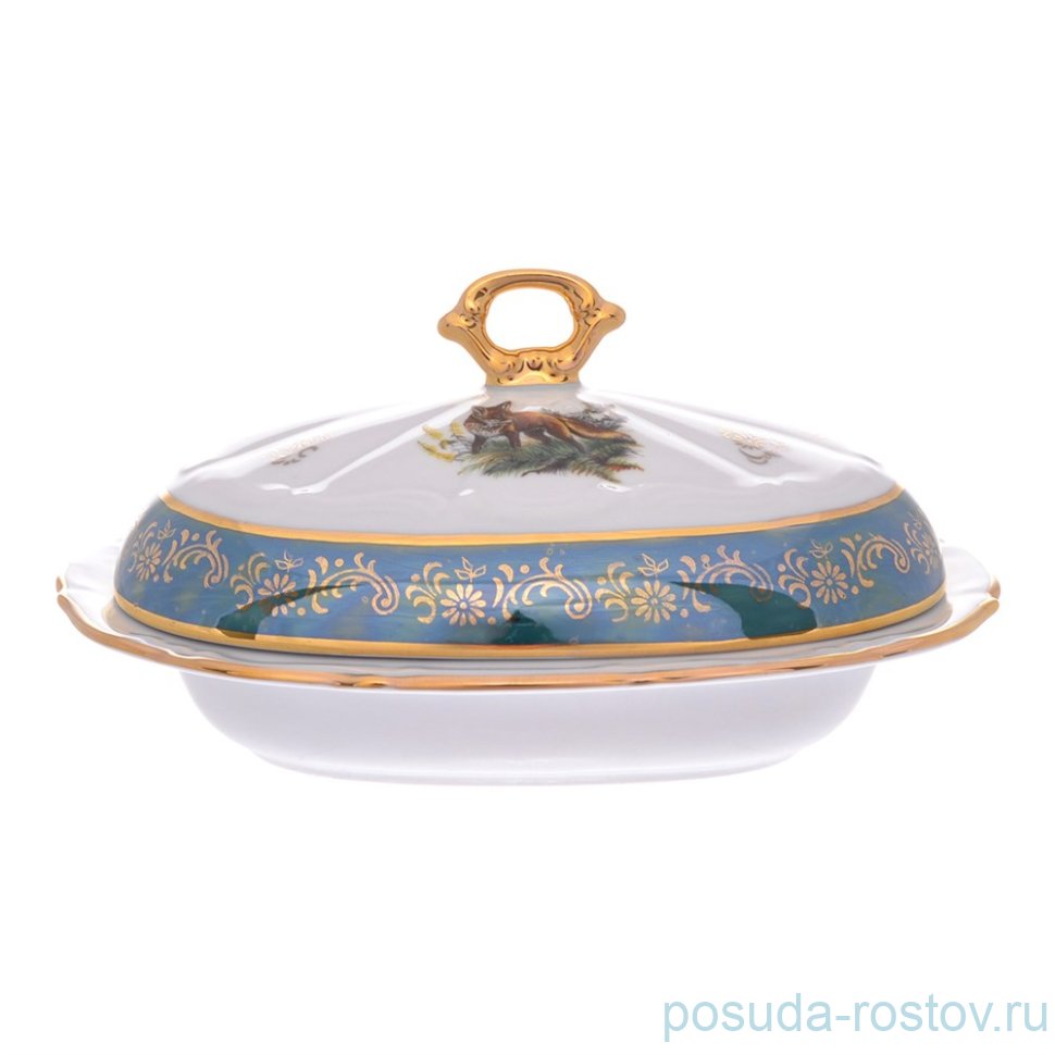 Маслёнка "Мария-Тереза /Охота зеленая" R-C / 276072 Маслёнка "Мария-Тереза /Охота зеленая" R-C / 276072