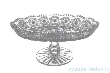 Ваза для конфет 21 см н/н &quot;Хрусталь резной&quot; / 028475