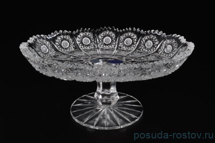 Ваза для конфет 21 см н/н &quot;Хрусталь резной&quot; / 028475