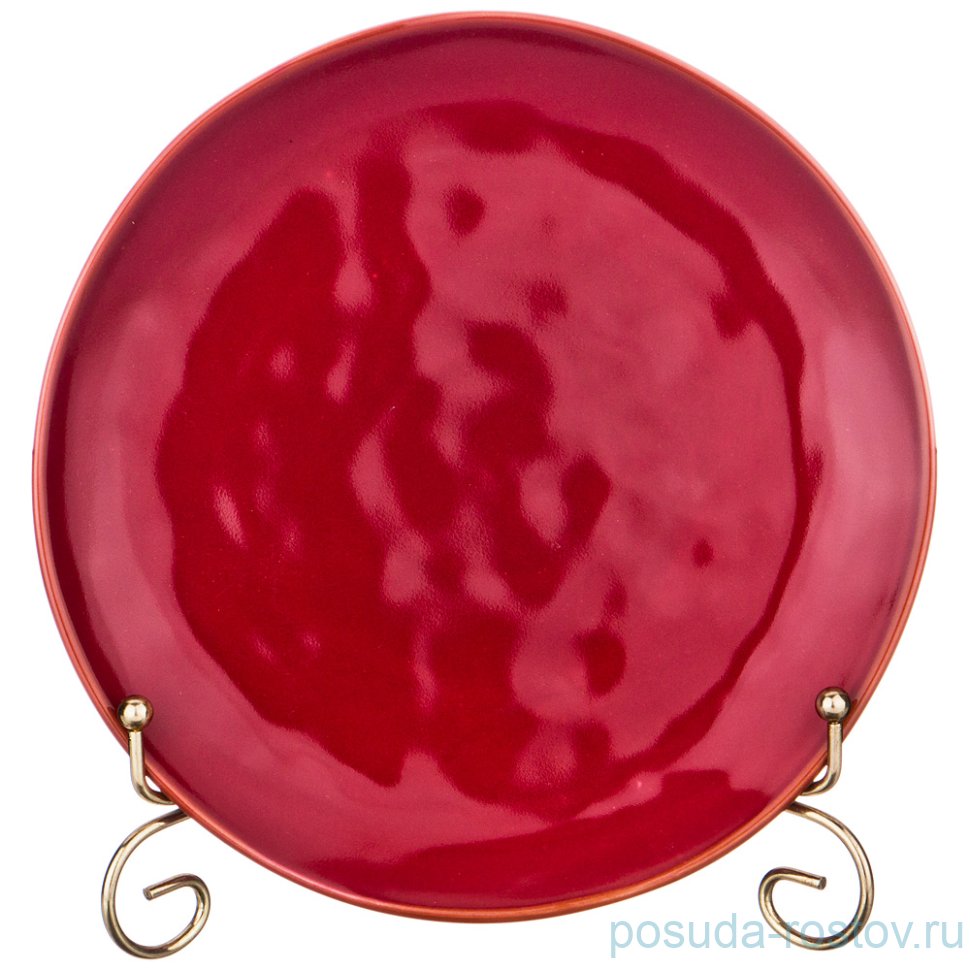 Тарелка 20,5 см 1 шт "Concerto /Винно-красный" / 172219 Тарелка 20,5 см 1 шт "Concerto /Винно-красный" / 172219