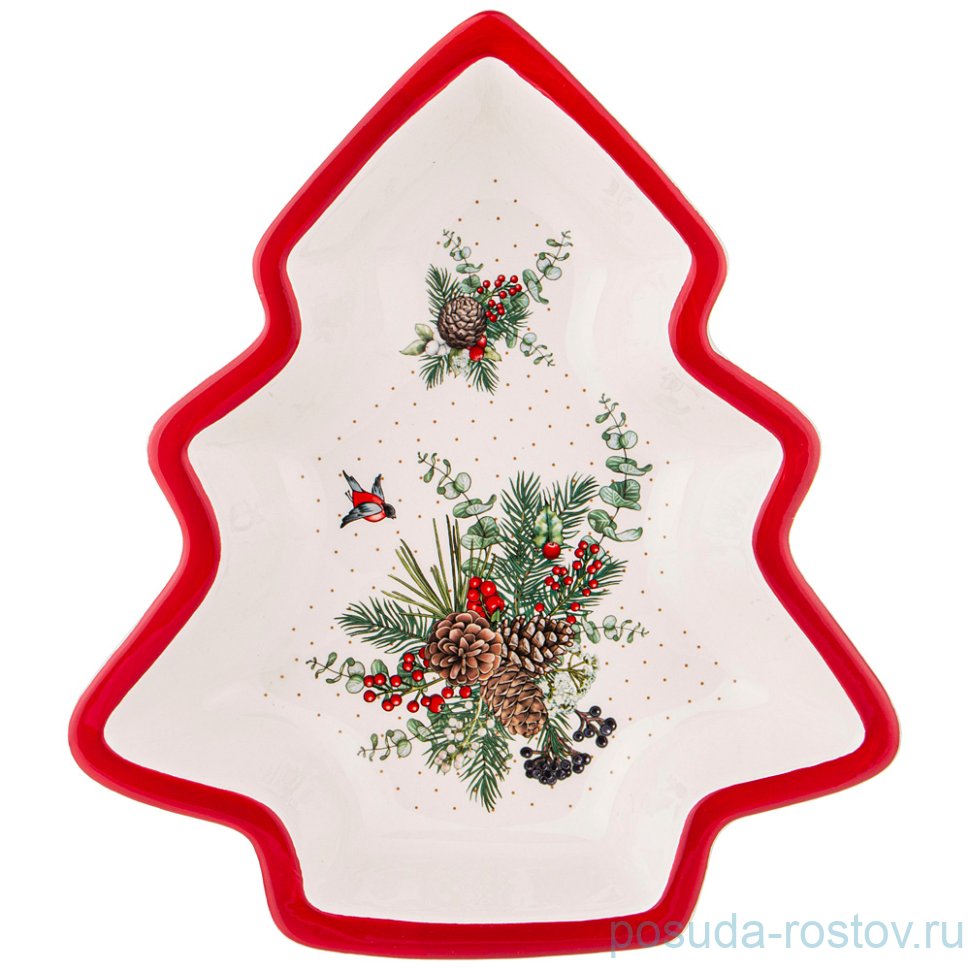 Салатник 30 х 26 х 6 см Ёлка "Celebration" / 270724 Салатник 30 х 26 х 6 см Ёлка "Celebration" / 270724