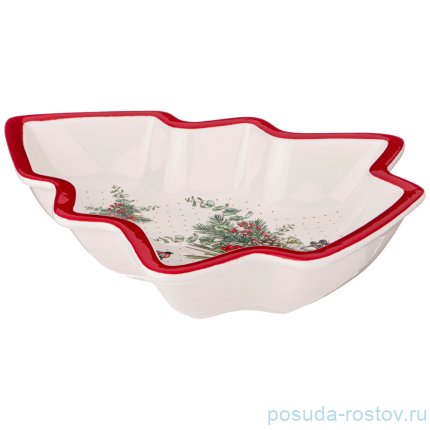 Салатник 30 х 26 х 6 см Ёлка &quot;Celebration&quot; / 270724