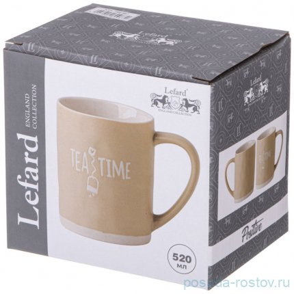 Кружка tea time 520 мл кремовая / 348830