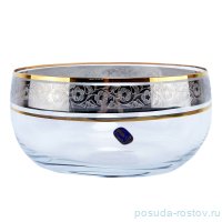 Салатник 22 см &quot;Цветочный узор на платине&quot; / 105371