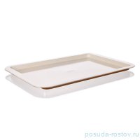 Лоток для выпечки 42 x 29 x 2 см прямоугольный антипригарное покрытие &quot;Gourmet Ceramia&quot; / 152101