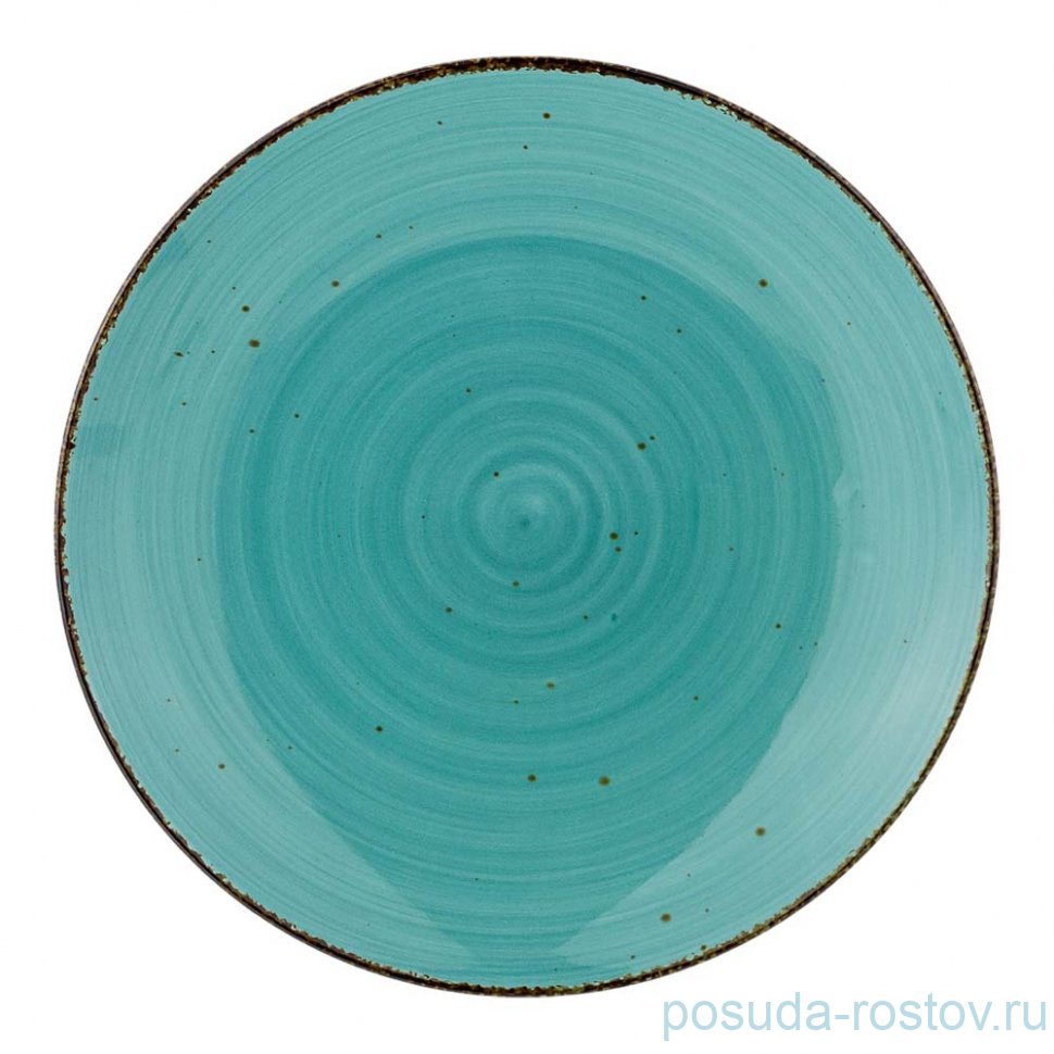 Тарелка 22,5 см 1 шт "Nature /Бирюзовый" / 360917