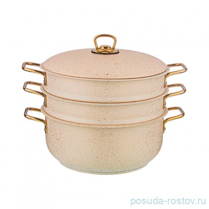 Кастрюля-мантоварка 3-х уровневая 26 см &quot;agness /paradise&quot; / 230710