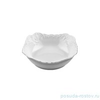 Набор салатников 17 см 6 шт квадратные &quot;Рококо /Отводка платина&quot; / 264396