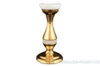 Подсвечник 24 см &quot;Bruno Costenaro /Золото и Стразы&quot; / 050959